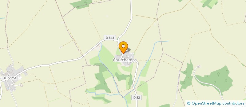 localisation de l'entreprise MADAME MARTINE PAINVIN  COURCHAMPS