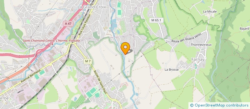 localisation de l'entreprise MADAME MARTINE PALLAS  SAINT-PAUL-EN-JAREZ