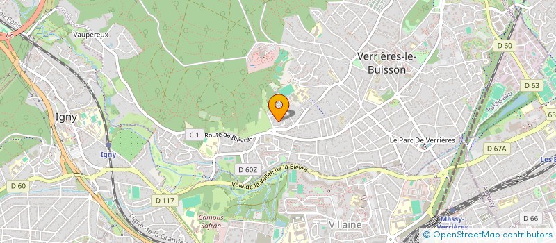 localisation de l'entreprise MADAME MARTINE PAOLILLO à VERRIERES-LE-BUISSON