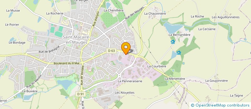 localisation de l'entreprise MADAME MARTINE PARISOT à SEVREMOINE