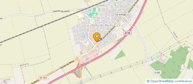 localisation de l'entreprise MADAME MARTINE PARISOW à WITRY-LES-REIMS
