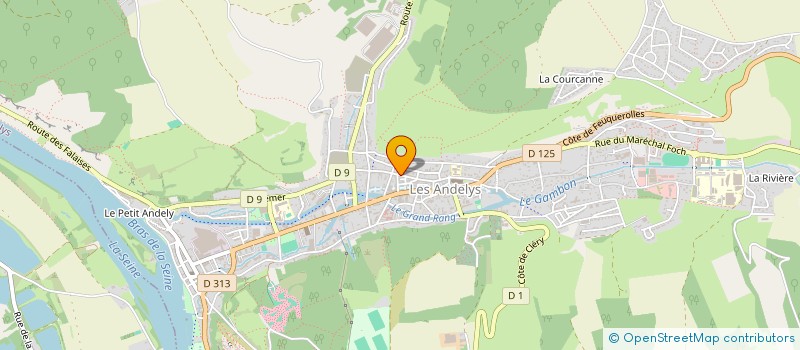 localisation de l'entreprise MADAME MARTINE PARMENTIER à LES ANDELYS