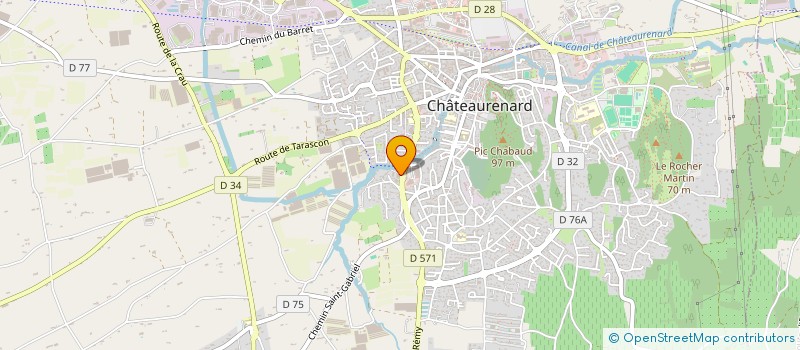 localisation de l'entreprise MADAME MARTINE PASTION à CHATEAURENARD