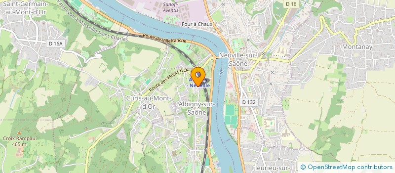 localisation de l'entreprise MADAME MARTINE PATIN à ALBIGNY-SUR-SAONE