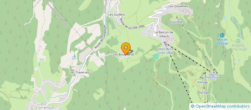 localisation de l'entreprise MADAME MARTINE PAUCHER à VILLARD-DE-LANS