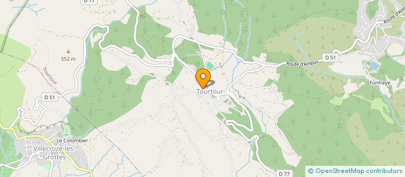 localisation de l'entreprise MADAME MARTINE PAULET  TOURTOUR