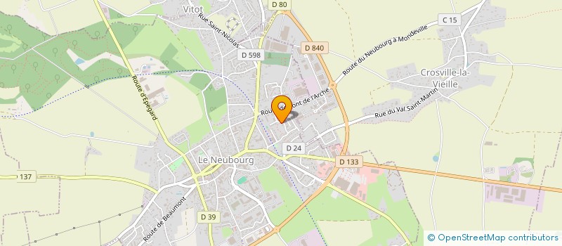 localisation de l'entreprise MADAME MARTINE PECOT à LE NEUBOURG