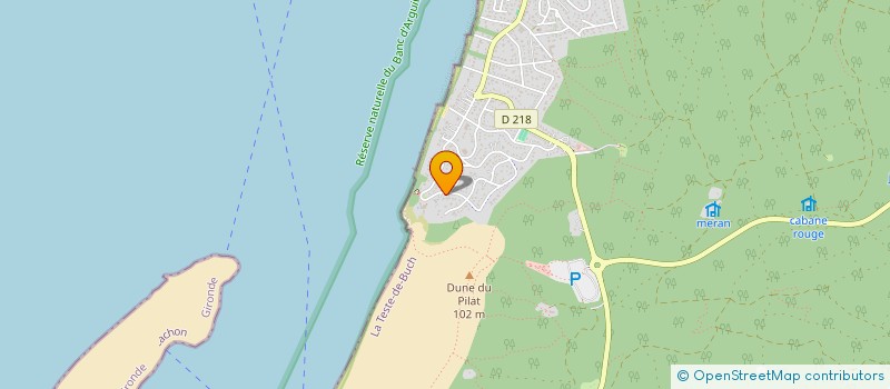 localisation de l'entreprise MADAME MARTINE PEDRON à LA TESTE-DE-BUCH