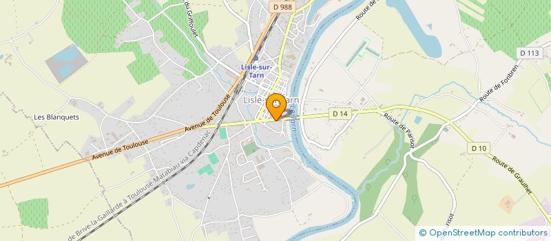 localisation de l'entreprise MADAME MARTINE PEHC à LISLE-SUR-TARN