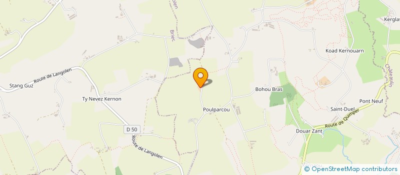 localisation de l'entreprise MADAME MARTINE PENNANECH  LANDREVARZEC