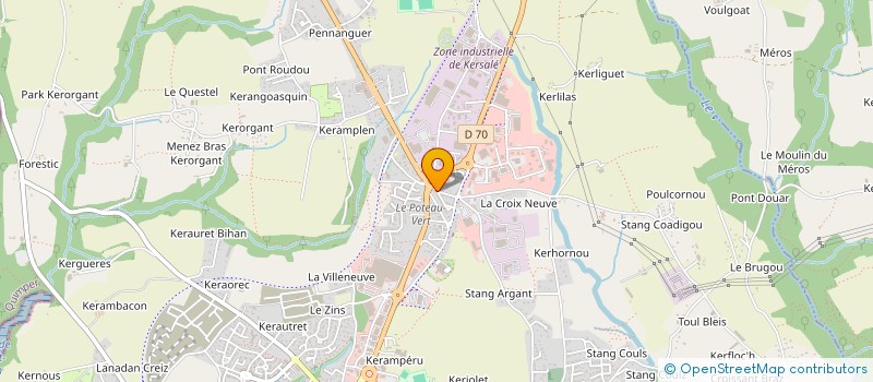 localisation de l'entreprise MADAME MARTINE PENVEN  CONCARNEAU