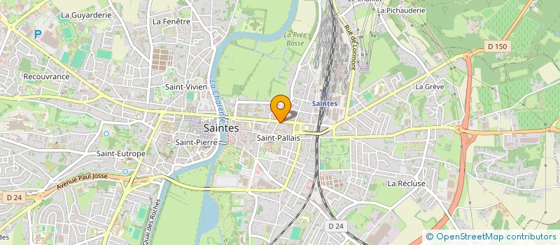 localisation de l'entreprise MADAME MARTINE PERAIS  SAINT-ANDRE-DE-LIDON