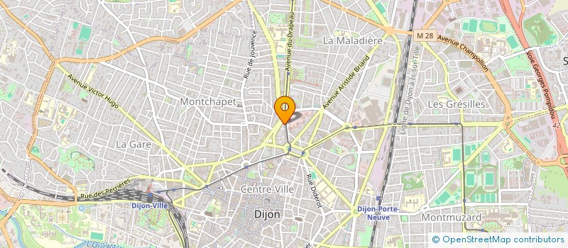 localisation de l'entreprise MADAME MARTINE PERDRIAT à DIJON