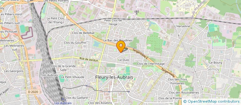 localisation de l'entreprise MADAME MARTINE PEREZ à FLEURY-LES-AUBRAIS