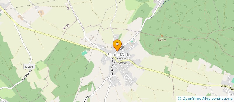 localisation de l'entreprise MADAME MARTINE PERIN  SAINTE-MARIE