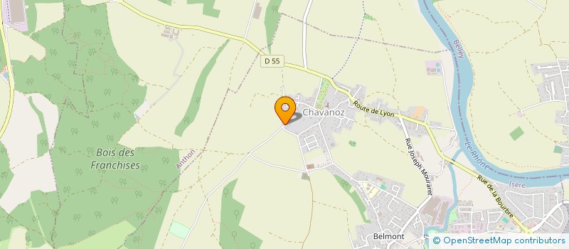 localisation de l'entreprise MADAME MARTINE PERIOL  CHAVANOZ