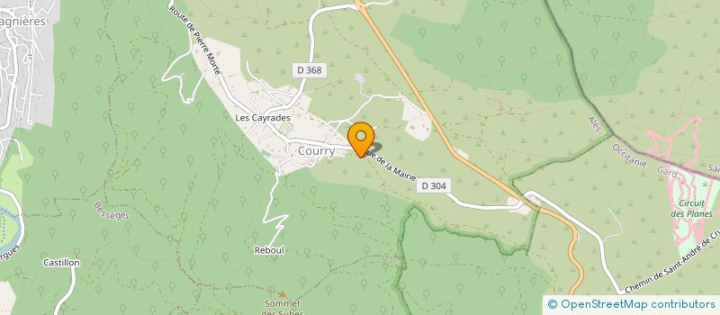 localisation de l'entreprise MADAME MARTINE PERREAUX  COURRY