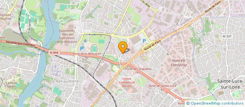 localisation de l'entreprise MADAME MARTINE PERRIN à NANTES