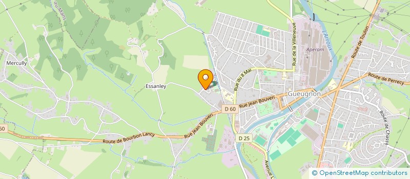 localisation de l'entreprise MADAME MARTINE PERROT  NEUVY-GRANDCHAMP