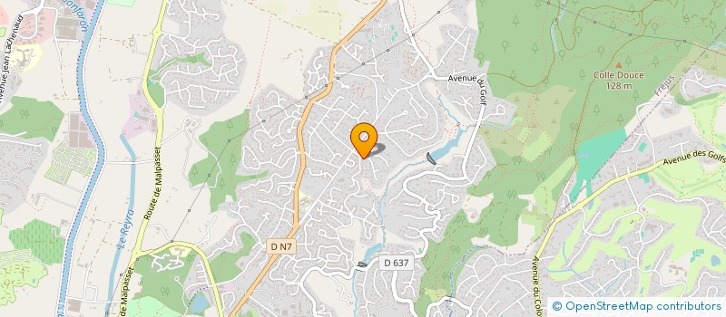 localisation de l'entreprise MADAME MARTINE PETRUS à FREJUS