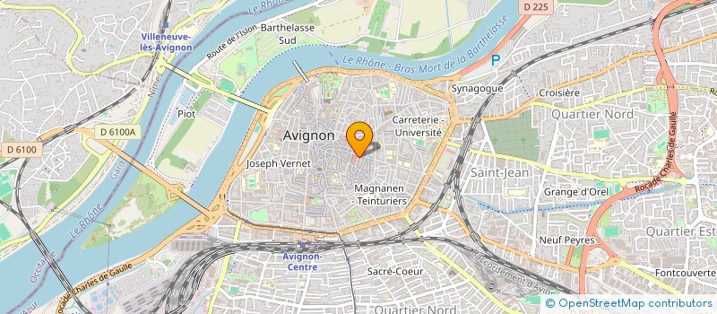 localisation de l'entreprise MADAME MARTINE PEY  AVIGNON