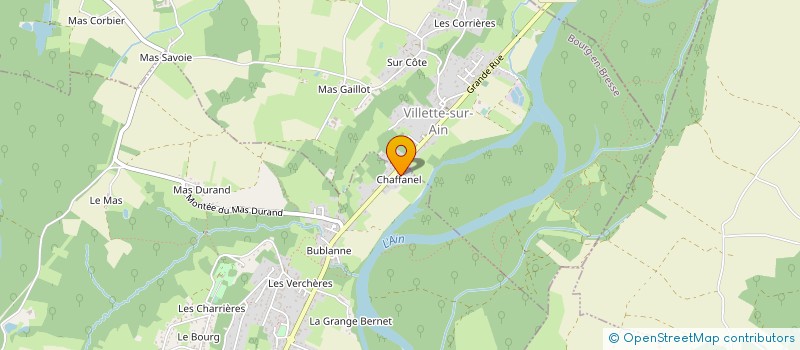 localisation de l'entreprise MADAME MARTINE PEYRATOUT  CHATILLON-LA-PALUD