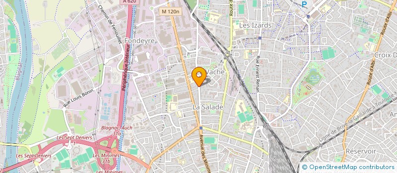 localisation de l'entreprise MADAME MARTINE PEYRONNE à TOULOUSE