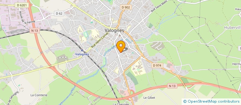 localisation de l'entreprise MADAME MARTINE PHILIPPE à VALOGNES
