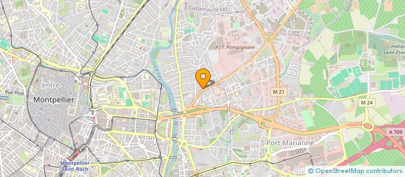 localisation de l'entreprise MADAME MARTINE PIBOULEU à MONTPELLIER