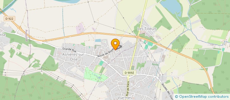 localisation de l'entreprise MADAME MARTINE PICARD  ASNIERES-SUR-OISE