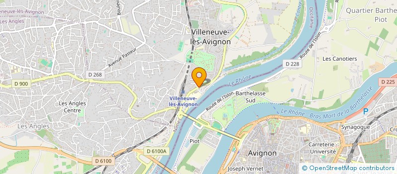 localisation de l'entreprise MADAME MARTINE PIERRAT  VILLENEUVE-LES-AVIGNON