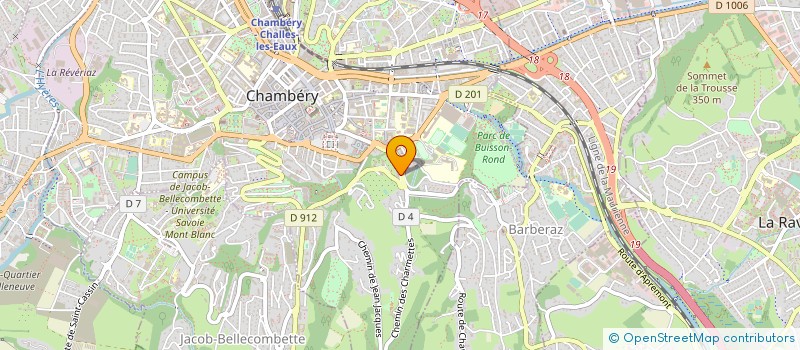 localisation de l'entreprise MADAME MARTINE PIERSON à CHAMBERY