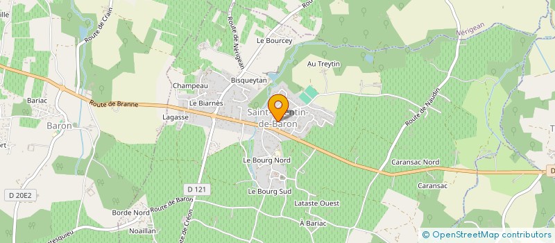 localisation de l'entreprise MADAME MARTINE PIET  SAINT-QUENTIN-DE-BARON