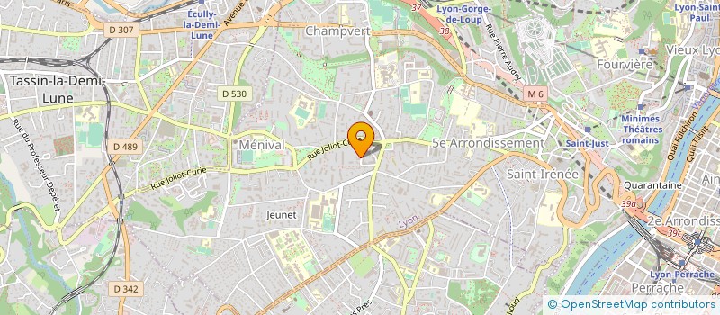 localisation de l'entreprise MADAME MARTINE PIGNEAU à LYON