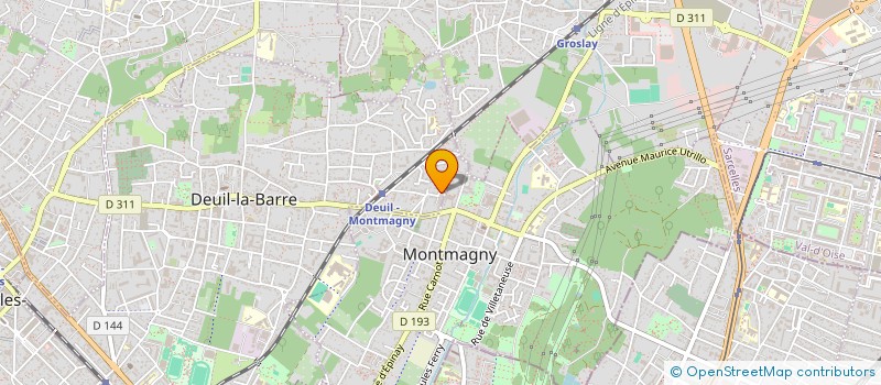 localisation de l'entreprise MADAME MARTINE PIJEAUD  DEUIL-LA-BARRE