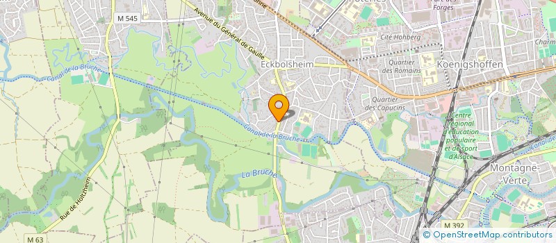 localisation de l'entreprise MADAME MARTINE PILOT  ECKBOLSHEIM