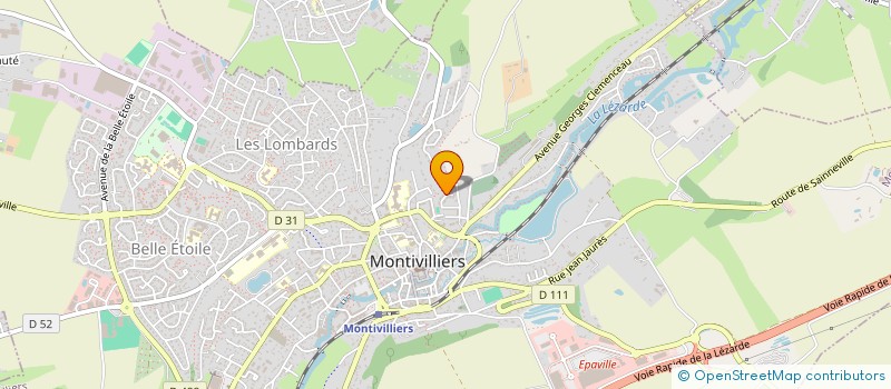 localisation de l'entreprise MADAME MARTINE PINAUX  MONTIVILLIERS