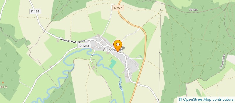 localisation de l'entreprise MADAME MARTINE PLET  CHEVEUGES