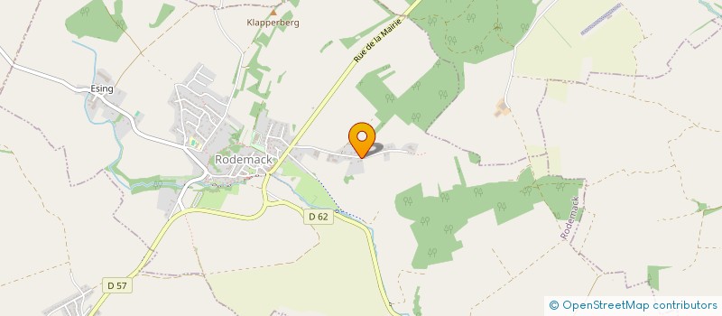 localisation de l'entreprise MADAME MARTINE PLUG  RODEMACK