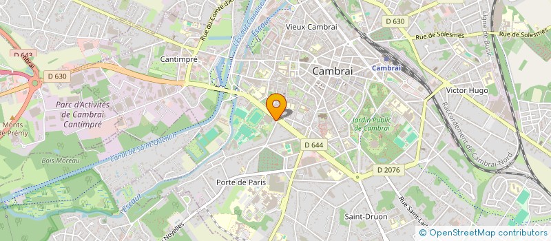 localisation de l'entreprise MADAME MARTINE PLUVINAGE  CAMBRAI