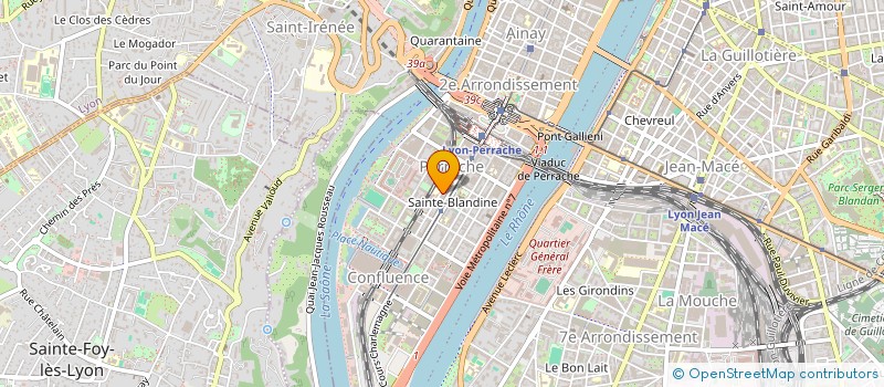 localisation de l'entreprise MADAME MARTINE POCHART  LYON