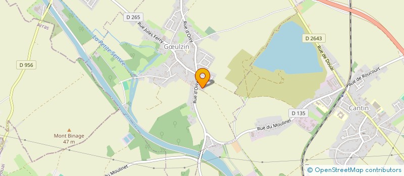 localisation de l'entreprise MADAME MARTINE PODZIENSKI  GULZIN