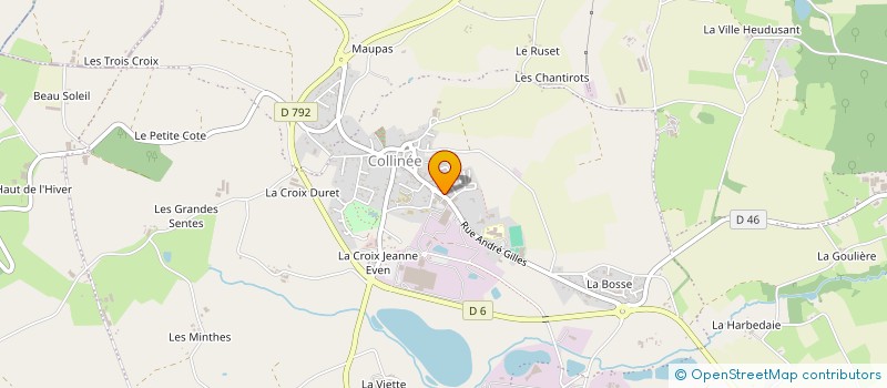 localisation de l'entreprise MADAME MARTINE POILVERT à LE MENE