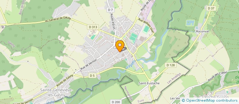 localisation de l'entreprise MADAME MARTINE POITEVIN  GASNY