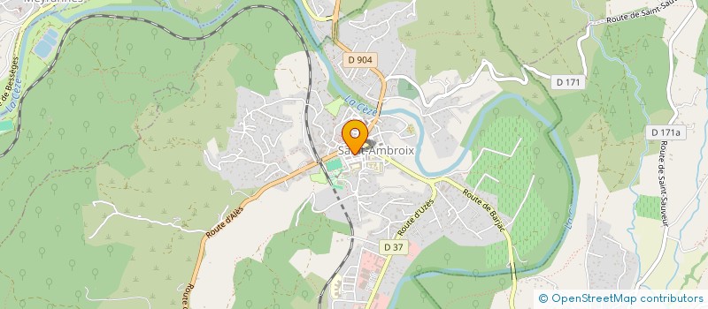 localisation de l'entreprise MADAME MARTINE POLLET  SAINT-AMBROIX