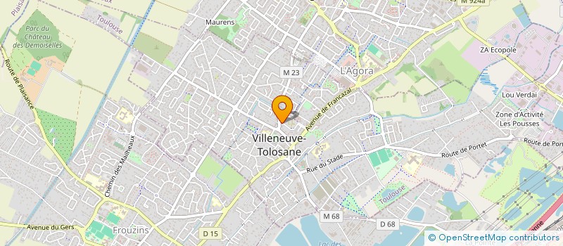 localisation de l'entreprise MADAME MARTINE PONS à VILLENEUVE-TOLOSANE
