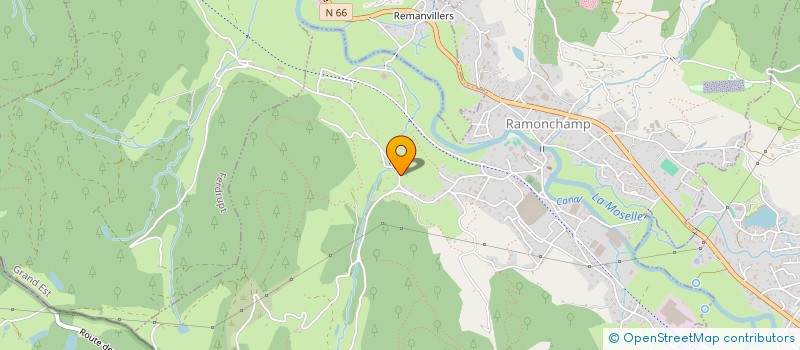 localisation de l'entreprise MADAME MARTINE PORT  RAMONCHAMP