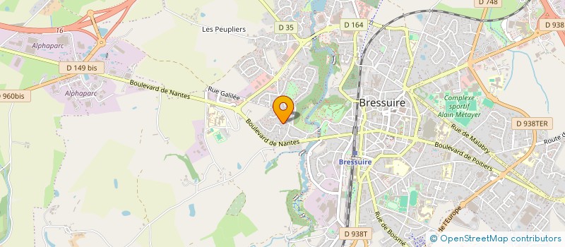 localisation de l'entreprise MADAME MARTINE PORTRON  BRESSUIRE