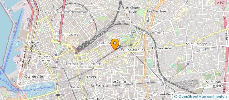 localisation de l'entreprise MADAME MARTINE POTENTIER à MARSEILLE