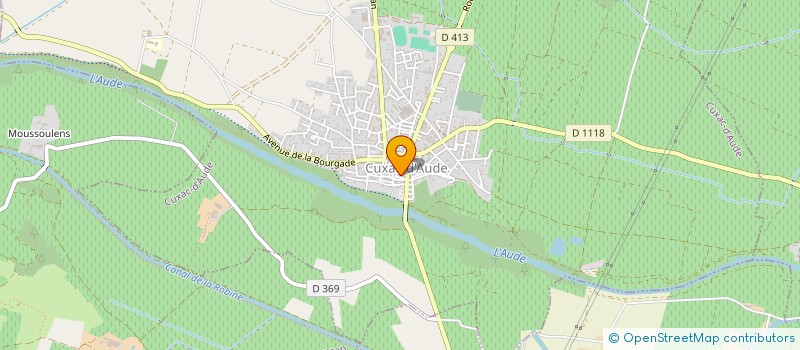 localisation de l'entreprise MADAME MARTINE POULAIN  CUXAC-D'AUDE